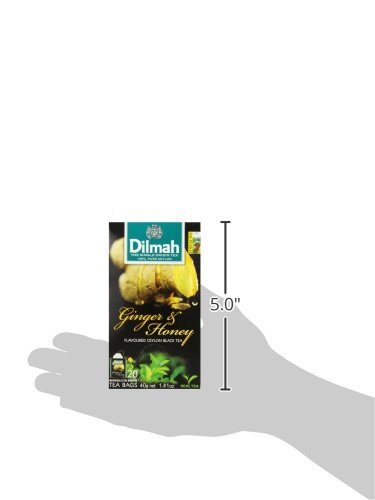 Dilmah Fun Teas, Ginger And Honey, 3.20-Ounce Boxes (Pack Of 6) #TOP4