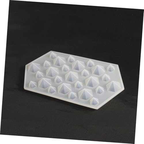Molde para cubos de hielo silicona forma diamante miniatura 7
