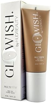 HUDA BEAUTY GloWish Multidew Vegan Skin Tint Foundation 06 Medium Tan