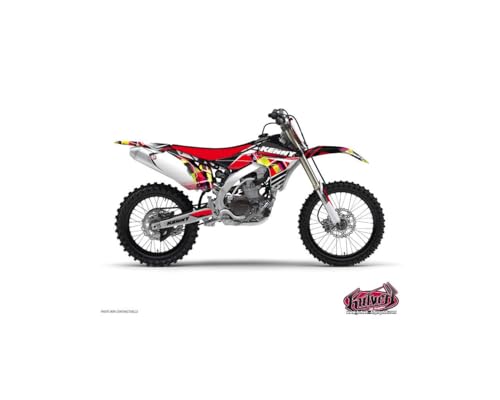 Kit déco moto cross Kenny 125 YZ rouge pour habillage complet