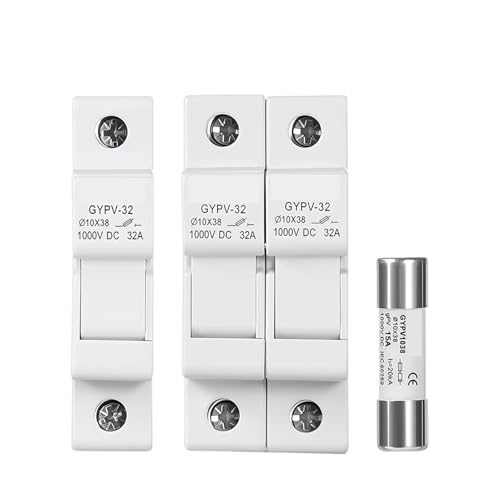 Porte-fusible 10x38mm résolvant les pannes de surtension photovoltaïque DC