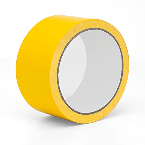 Image of Reniteco Yellow Duct Tape- 2 inches x 10 Yards, Waterproof & All-Weather, No Residue, UV Resistant, Heavy Duty for Car, Home & Outdoor Repairs, 1 Roll