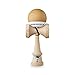 Krom Kendama Original Holz für Anfänger und Fortgeschrittene - POP Naked - Geschicklichkeitsspiel für draußen und drinnen - Holzspielzeug mit Schnur und Ball - Kendama Skilltoy Kugelfangspiel