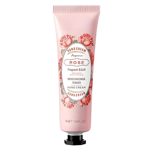Crema de Manos Reparadora – Working Hands Cream, Vegana de Absorción Rápida Sin Crueldad, Nutre Piel Agrietada Muy Seca, Ideal para Cuidado Diario y Antiedad (2# Rosa)