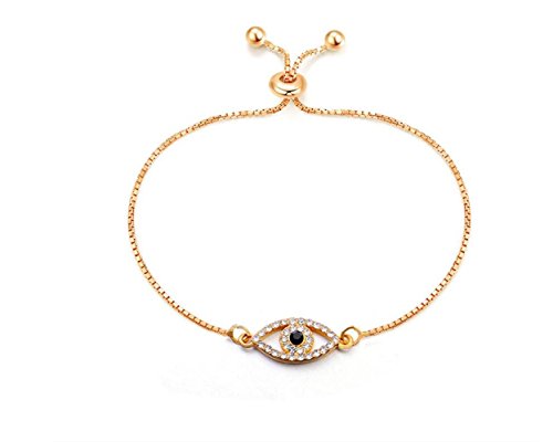 Smallgirl Braccialetto di Fascino delle Donne Stile Europeo e Americano Retro Fashion Simple Bracelet-Eye of Devil