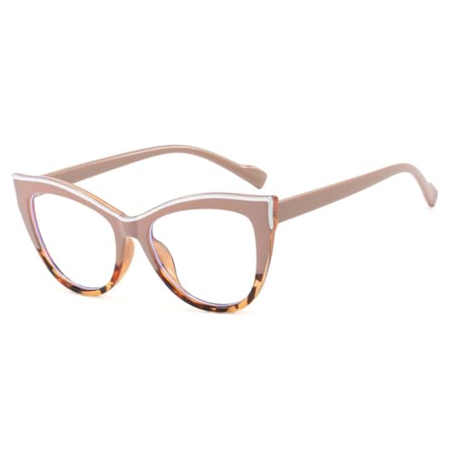 Lunettes pour femmes tendance cateyes transparentes C7 look chic