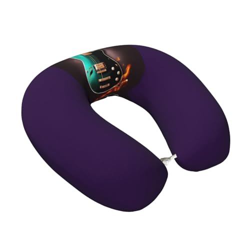 Almohada cuello en U de espuma viscoelástica 25 cm miniatura 2
