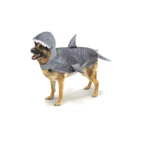 Disfraz para perro tiburón gris tamaño XLarge miniatura 4