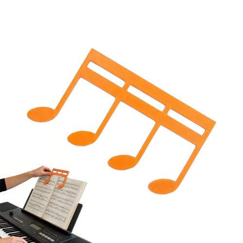 Generico Clip para partituras musicales, abrazadera antideslizante impresa en 3D – Clips sujetapáginas musicales – para conciertos, ensayos, actuaciones, práctica, cocina, lectura, recetas y