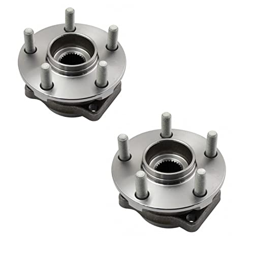 TRQ 2 Piece Front Wheel Bearing & Hub Assembly Set Compatible with 2016-2023 Subaru Crosstrek 2014-2018 Forester 2014-2021 Impreza 2014-2015 XV Crosstrek
