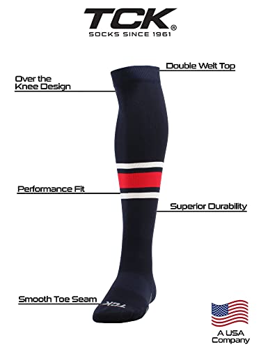 Dugout Striped Over the Knee Baseball Socks Extra Long Above the Knee for Boys Girls Men Women Youth Adult4