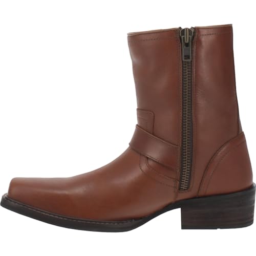 Dingo Mens Hackett Motorcycle Casual Boots Ankle - Black3