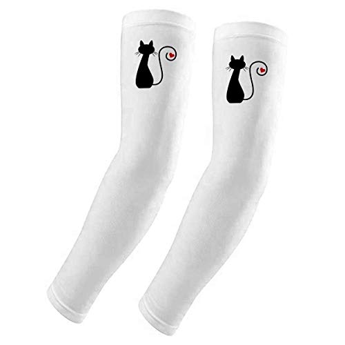 Guante con diseño de corazón y gato DIYthinker con silueta de animales y protección solar UV