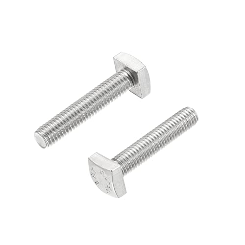 Tool Parts and Accessories Square Head Bolt 2pcs M8x40mm 304 Stainless Steel Grade C Square Screw (#CN-140824-14074)