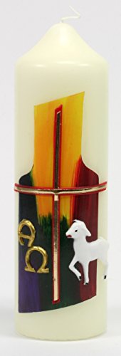 Cero pasquale - Pasqua ebraica & croce colorata