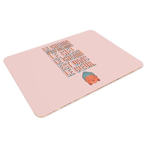 Set de table rose liège antidérapant pour protéger la table avec style - 3