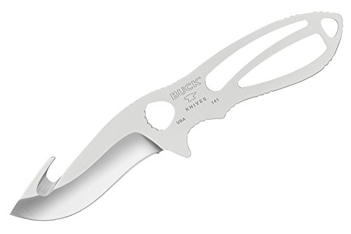 Buck Knives 0141SSG PakLite Skinner Guthook Fixed Blade Hunting Knife with Heavy-Duty Polyester