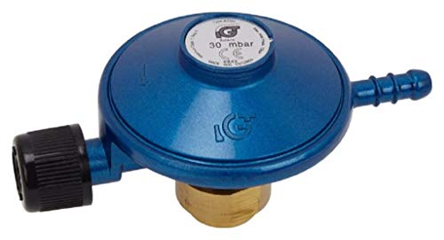 IGT LPG Gas Regulator With Gauge – Butane 28 Mbar – Screw On - A310I