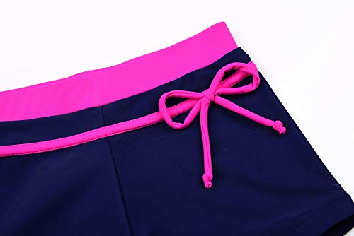 Image of Uhnice Girls Swimsuit Two Piece Tankini Swimwear with Boyshort