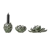 Material: Keramik Bloomingville Windlicht, grün, Keramik, 3er Set