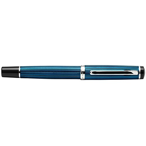 Xezo Bolígrafo Rollerball Azul Metálico Grabado miniatura 5