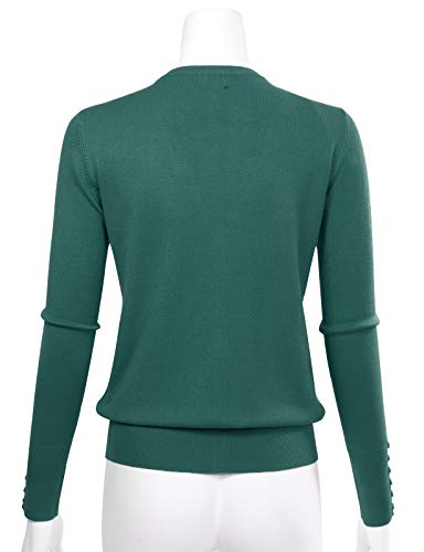 Image of Allsense Women's Long-Sleeve V-Neck Cardigan Sweater | Button Down, Lightweight Soft Knit