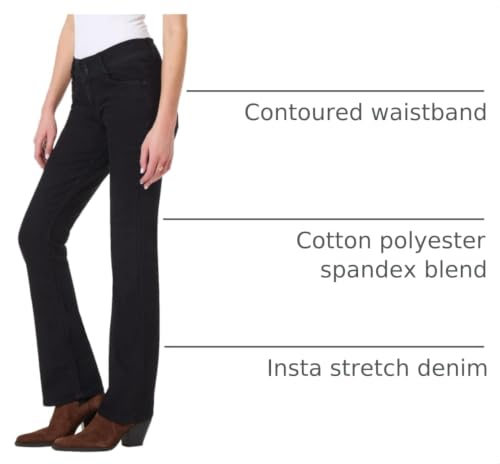 Image of WallFlower Luscious Curvy Bootcut Jeans for Women, Mid-Rise Insta Stretch Denim, Size-Inclusive Juniors Jeans