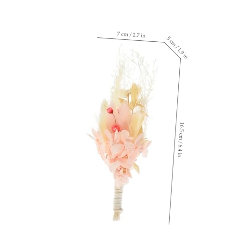 Levemolo 6pcs ramo mini flores secas decorativas miniatura 4