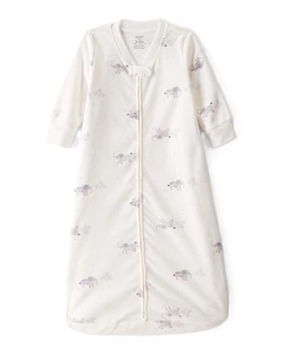 Image of Carter's Unisex Baby Sleep Bag (White Elephant, 9-12 Months)