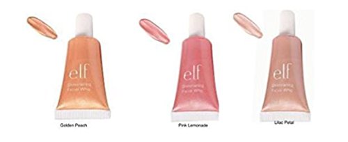 3 Pack ~ e.l.f. Essential Shimmering Facial Whip (Golden Peach, Pink Lemonade, Lilac Petal)