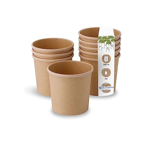 BIOZOYG Compostable 12oz Paper Cups Cover