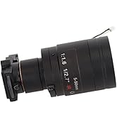 Tangxi CCTV Objektiv, Großes Sichtfeld, 4 MP Manuelles Zoomobjektiv mit M12 Halterung für IP AHD-...