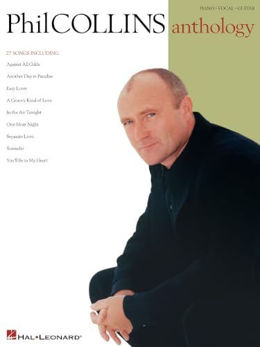 Phil Collins Anthology Sheet Music: Piano Vocal Guitar Songbook for Pop Rock Hits | Piano Arrangements for Adult Contemporary Fans | Phil Collins Greatest Hits Collection
