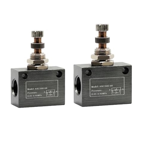 Válvula de control de flujo de gas ASC300-15 con ajuste de precisión 6