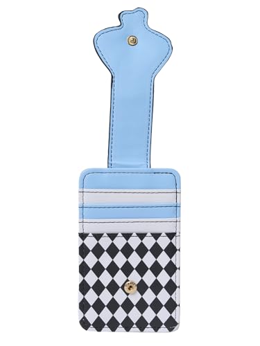 Image of Disney Card Holder Women Slim Wallet Small Alice Black Blue