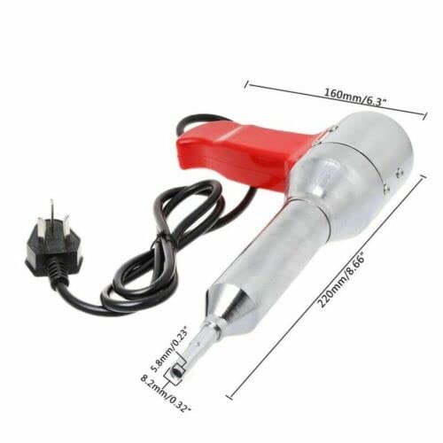 Soudeur pistolet à air chaud température réglable lampe torche soudeur à air chaud 750 W