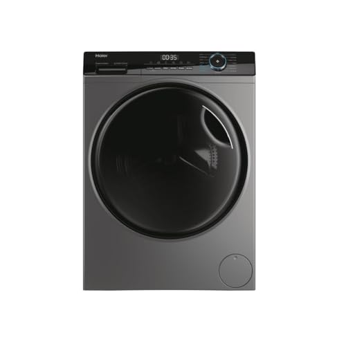 Haier HWD80‑B14939S8FR Lave‑linge séchant frontal 8 kg / 5 kg, 1400 tr/min, 15 programmes, Classe D, Moteur Direct Motion, Finition blanche