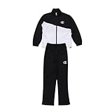 [チャンピオン] ジャージ上下 キッズ 長袖 2枚組 速乾 ワンポイントロゴ ラバープリント トレーニングスーツ ベーシックスポーツ CK-BSW01-192-150