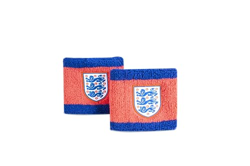 Hy-Pro Officially Licensed England FA Cotton Wristband | 2 Pack, Sweatband, Kids, Adult, Unisex, Moisture Wicking Sweat Bands, Football, Running, Sports, Gym, Tennis, Exercise