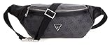 Guess Vezzola Smart Bum Ba, Riñonera Men's, Black, Small