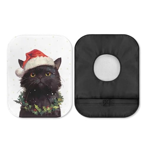 Uorisanigo Ostomy Bag Pouch Covers for Men Women Reusable Colostomy Bags Cover Black Cat Christmas Supplies Ostomy Pouch Covers Ostomy Protective Cover Care Protector