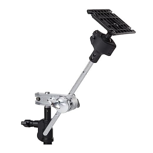 Alesis Multipad Clamp - Sistema de Soporte Universal para Pads de Percusión con Brazo de Jirafa de 38 cm y Articulación de Bola para un Posicionamiento Óptimo