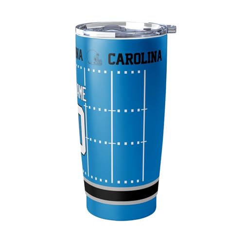 Image of ANTKING Carolina Tumbler 20 oz Travel Coffee Cup for Men Women Boy Custom Name Number Gifts