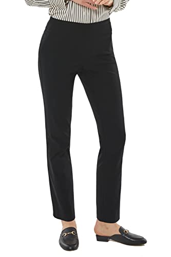 May You Be Women’s Super Stretch Straight Fit Comfy Pull-On Business Casual Pants