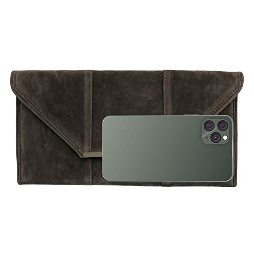 Image of JNB Faux Microsuede Envelope Clutch