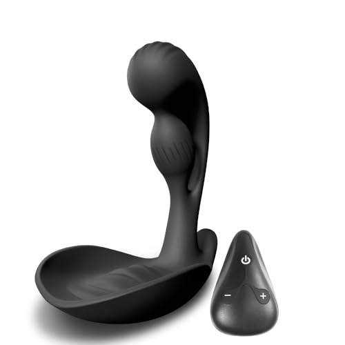 Butt Relaxing Plug Adult Tool for Women Men Anales Trainer Remote Control Prostrate Vibratorr Thrusting Machine Device Bullet Vibration for Couple Adult Toys Viboators Sunglasses R3 (Medium)