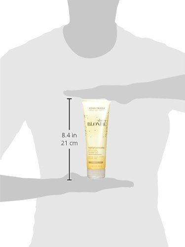 John Frieda Sheer Blonde Highlight Activating Brightening Shampoo Darker Blondes, 8.45 Oz #TOP4