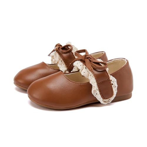 BMCiTYBM Toddler Girls Dress Walking Shoes Knitting Mary Jane Flats Ballet Party3