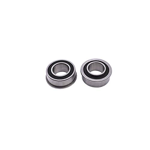 Front Wheel Bearing Flanged Ball Bearings 532009040 532124959 AM118315 AM127304 Replacement for Husqvarna John Deere Ariens MTD for Lawn Mower Wheelbarrows