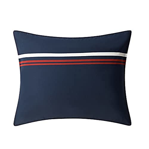 Nautica - King Comforter Set, Cotton Reversible Bedding with Matching Shams, Medium Weight for All Seasons (Mineola Navy, King) - Image 7